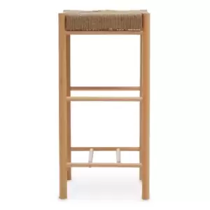 Image of Interiors by PH Bandar Hemp Rope Bar Stool Natural