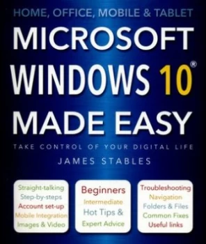 Image of Microsoft Windows 10 made easy by James Stables