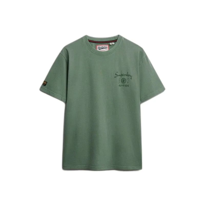 Image of Superdry Loose T-Shirt Superdry Tokyo Narrative Vert Male S
