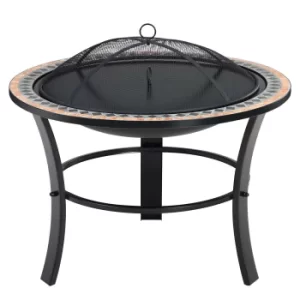 image of Fire Pit Sevilla Mosaic 86cm Round