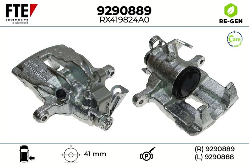 Image of Brake caliper FTE 9290889