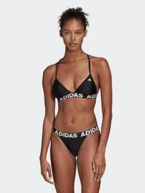 Image of adidas Beach Bikini, Red/Navy, Size 12, Women