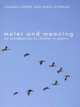 Image of Meter and Meaning by Thomas Carper Paperback