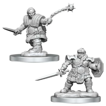 image of D&D Nolzur's Marvelous Unpainted Miniatures (W16) - Dwarf Fighter Female