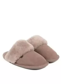 image of Just Sheepskin Ladies Duchess Sheepskin Slippers - Light Brown, Light Brown, Size 5, Women