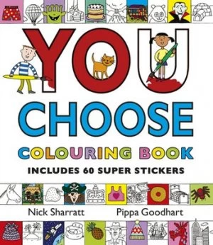 Image of You Choose Colouring Book with Stickers by Pippa Goodhart Paperback