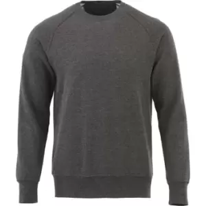 image of Elevate Kruger Crew Neck Sweater (S) (Heather Charcoal)