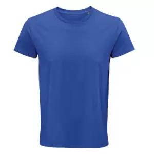 image of SOLS Mens Crusader Organic T-Shirt (S) (Royal Blue)