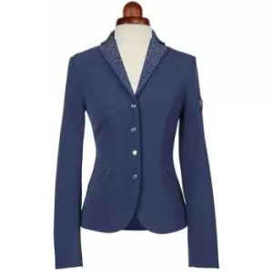 image of Aubrion Womens/Ladies Park Royal Suede Show Jumping Jacket (38) (Navy) - Navy