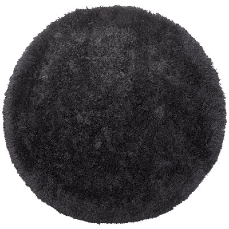 Image of Beliani Shaggygy Rug Cide Black 140 Cm