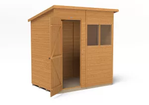 Image of Forest Garden 6 x 4ft Pent Shiplap Dip Treated Shed