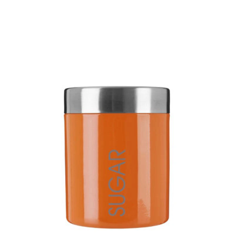 Image of Premier Housewares Maison by Premier Liberty Enamel Sugar Canister Orange