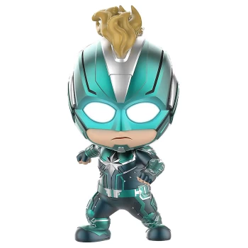 Image of Hot Toys Cosbaby Marvel Captain Marvel - Captain Marvel (Starforce / Masked Version) Figure