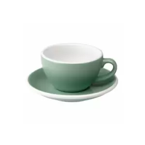 image of Cappuccino cup with a saucer Loveramics Egg Mint, 200ml