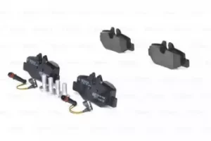 Image of Bosch 0986494082 BP992 Brake Pad Set Disc Brake Rear Axle