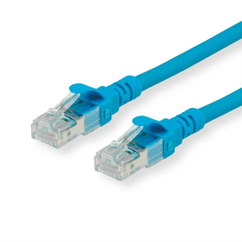 Image of ROLINE 21152840 networking cable Blue 0.5 m Cat6a SF/UTP (S-FTP)