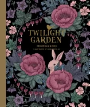 Image of twilight garden coloring book published in sweden as blomstermandala