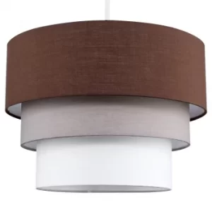 Image of Aztec Pyramid Brown Pendant Shade