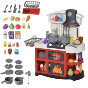 image of Homcom Kids 52 Piece Kitchen Play Set