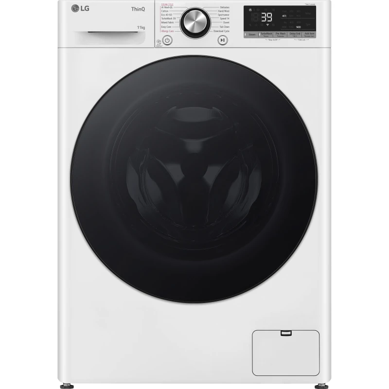 Image of LG Series 4 Pro AI Direct Drive F4Y711WBTN1 11kg Washing Machine with 1400 rpm - White - A Rated