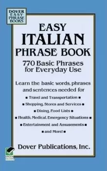 Image of Easy Italian Phrase Book by Dover Publications