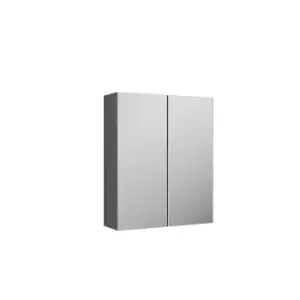 image of Nuie Arno 600mm Mirror Unit (50/50) - Cloud Grey