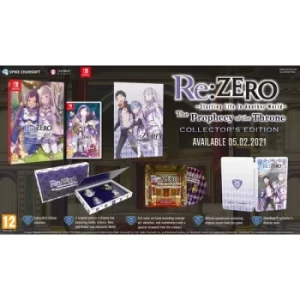 Image of Re Zero Starting Life in Another World The Prophecy of the Throne Limited Edition Nintendo Switch Game