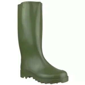 image of Anton Dolomit Plain PVC Wellingtons Olive Size 43