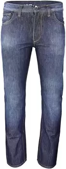 Image of Rokker Revolution Motorcycle Jeans, blue, Size 30, blue, Size 30