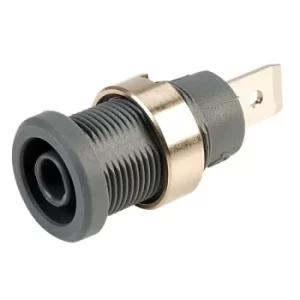 Image of PJP 3266-C-G Grey Shrouded Socket (6.3mm Faston)