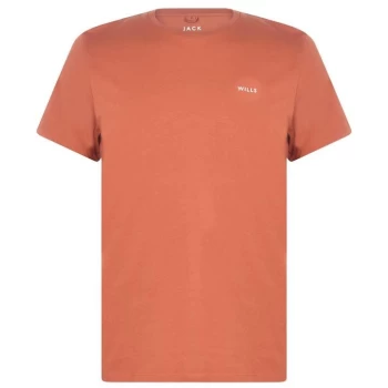 image of Jack Wills Sandleford Classic T-Shirt - Rust