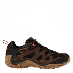 image of Merrell Alverstone Goretex Mens Walking Shoes - Dark Earth