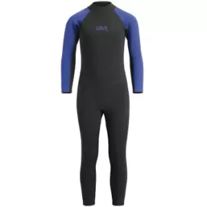 Image of Kids Sharptooth Long Wetsuit Black/Blue 5-6 Years - Black/Blue - UB
