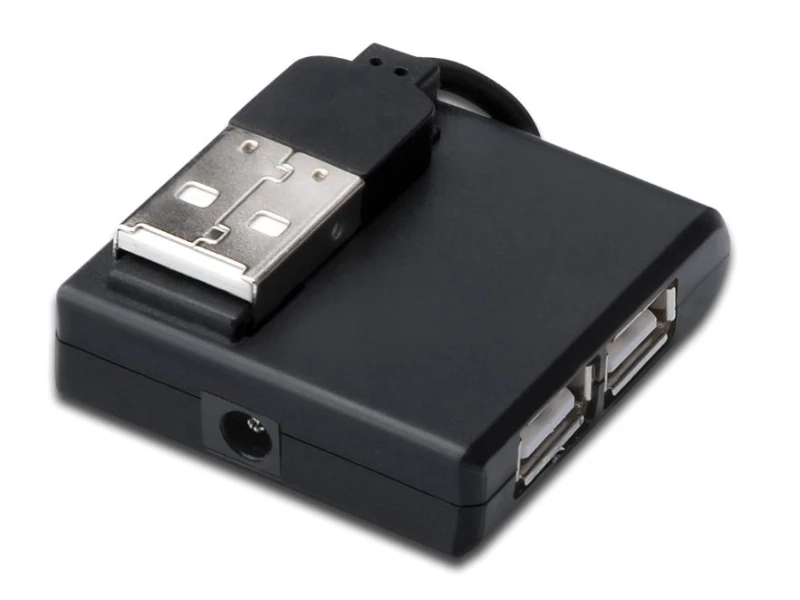 Image of Microconnect MC-USB2.0HUB4P interface hub USB 2.0 400 Mbps Black