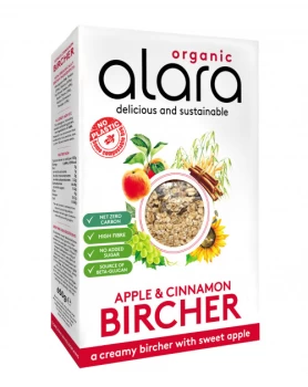 image of Alara Org Bircher Apple Cinnamon - 650g (Case of 6)