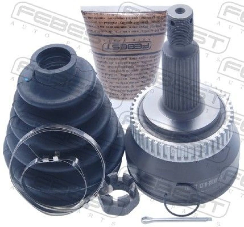 Image of FEBEST 1210-TUCMTA48 Joint, drive shaft Front Axle, with ABS sensor ring Joint,drive shaft (236)