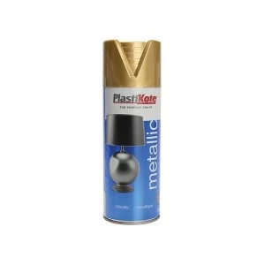 image of PlastiKote Metallic Spray Rose Gold 400ml