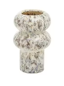 Image of Premier Housewares Shai Beige Speckled Stoneware Vase