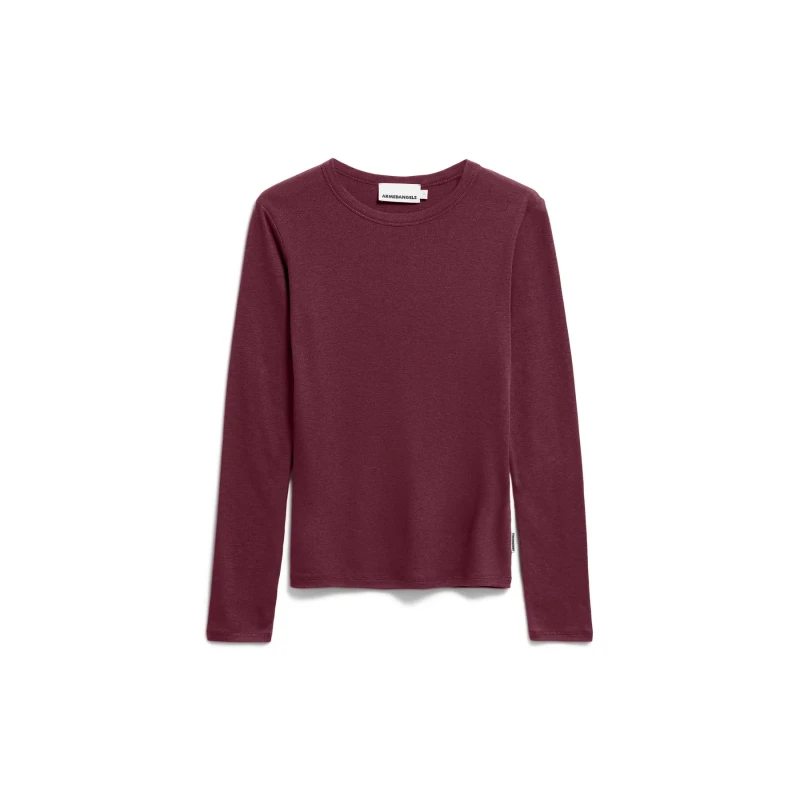 Image of ARMEDANGELS Womens long sleeve T-Shirt Armedangels Maiaa Rouge Female M