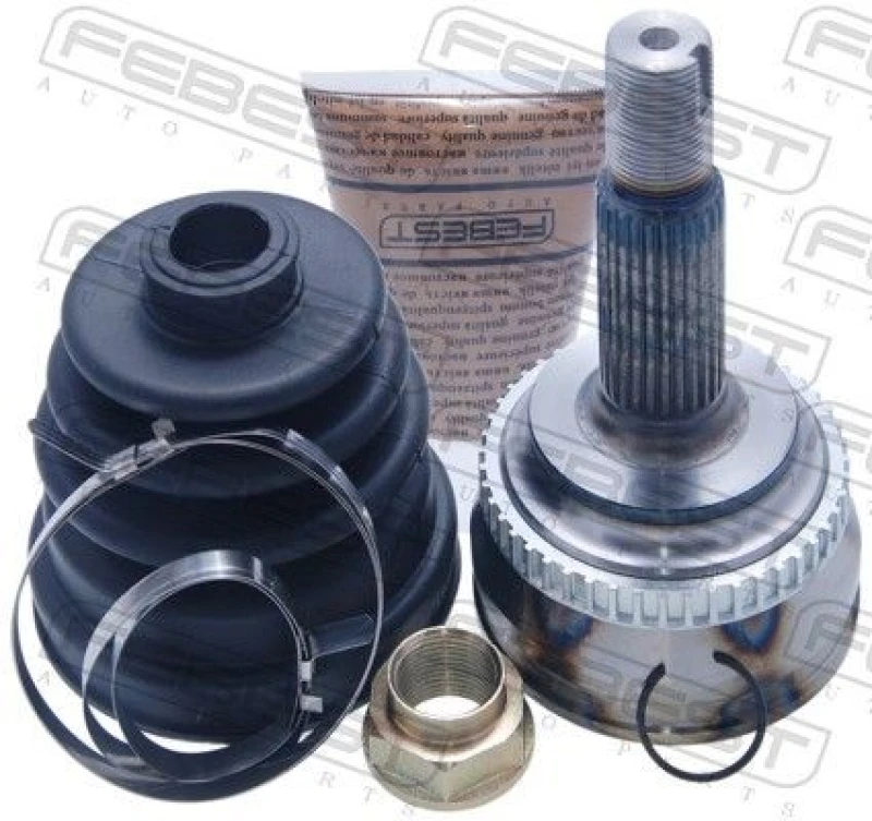 Image of FEBEST 0110-055A48 Joint, drive shaft Front Axle, with ABS sensor ring Joint,drive shaft (236)