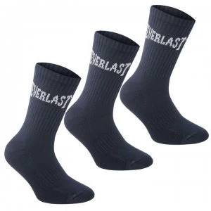 image of Everlast 3 Pack Crew Socks - Navy