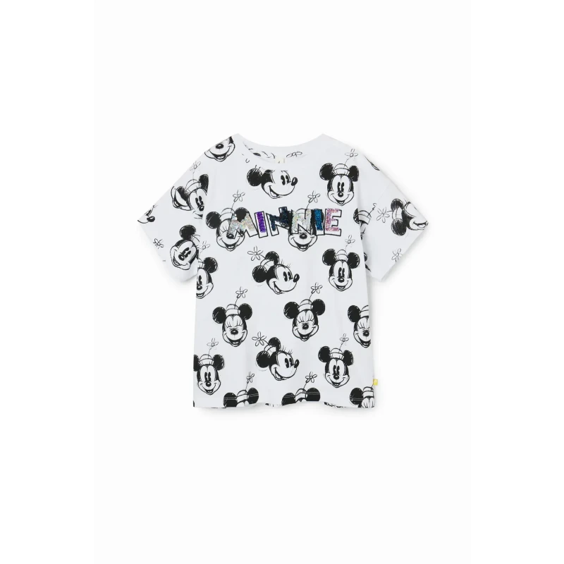 Image of Desigual Girl's T-Shirt Desigual Daia Minnie Blanc Female 11/12 ans