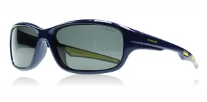 Image of Polaroid Junior P0425B Sunglasses Blue / Lime KEA Polariserade 55mm