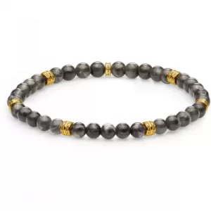 Image of Thomas Sabo Grey Lucky Charm Beaded Bracelet