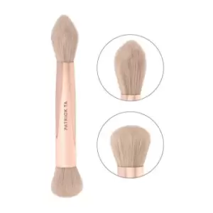 image of Patrick Ta Major Skin Dual Ended Complexion Brush - None