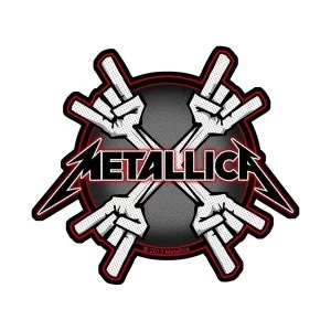 image of Metallica - Metal Horns Standard Patch