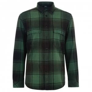 Diesel Large Check Shirt - Green 5CM