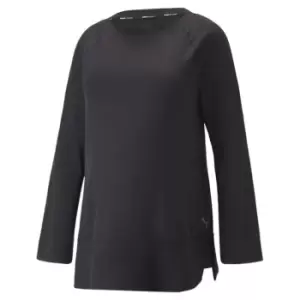 Puma Maternity Long Sleeve Bell T Shirt Womens - Black