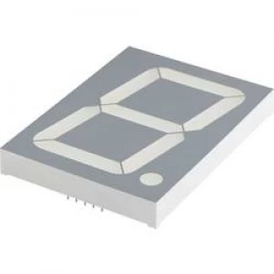 Image of Seven segment display Red 100 mm 7.6 V 4 V No. of digits 1