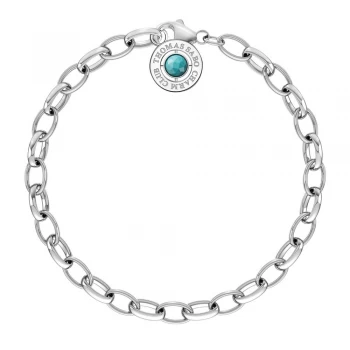 THOMAS SABO Charm Club Simulated Turquoise Bracelet...